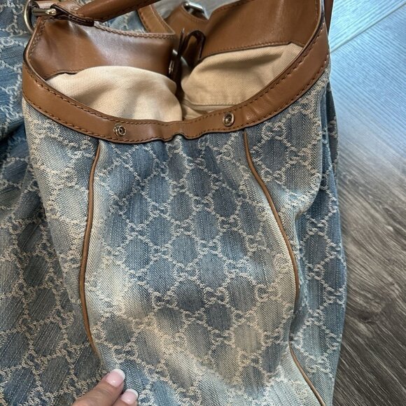 Gucci Sukey Denim Large Bag - Picture 5 of 12